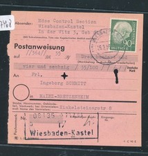 117468) Heuß Postanweisung
