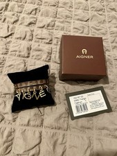 AIGNER Armband braun schwarz