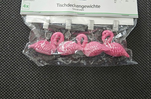 Flamingo tischdeckenbeschwerer - flamingo,