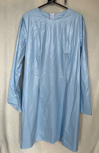 Babyblaues langes kleid aus - langes,