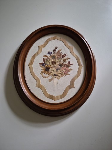 Bilderrahmen oval holz 30x25cm - oval,