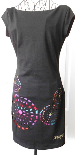 Desigual damenkleid schwarz - damenkleid,