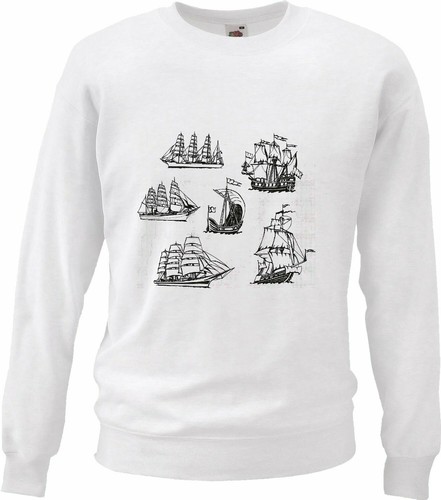 Sweatshirt segelboot - sweatshirt,
