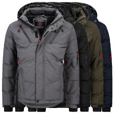 Winterjacke Herren Steppjacke Jacke Outdoorjacke Kapuze Wanderjacke Warm H-240