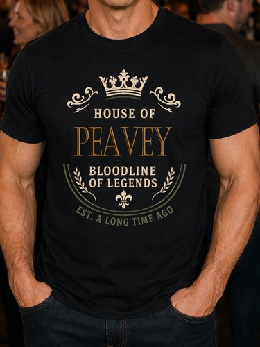 Peavey nachname herren shirt - herren, t-shirt