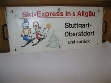 Original Zuglaufschild