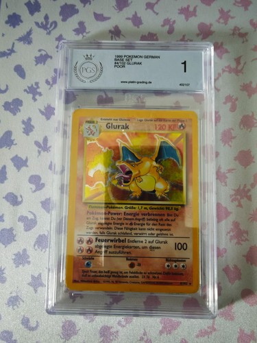 Pokemon tcg glurak - bs,