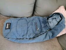 Quin,XL FREESTYLE, Wagensack, Winter, Fussack, Gefüttert, Jeans, 2 Wege Reißvers