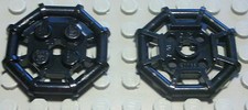 Lego Plate with Grid 2x2 Black