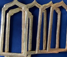 Bilderrahmen DEKO , Pappmaché, Goldfarben,5 Stück, 90 x 43 cm