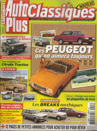 Auto plus classic renault - plus,