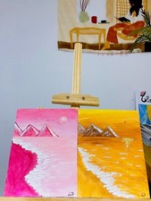 2 Acrylbilder auf leinwand