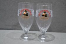 2x Birra Moretti One Pint 20oz Biergläser Brandneu ALTES DESIGN SELTEN CE M16