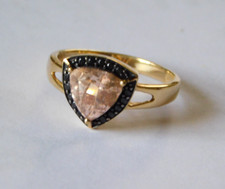 Goldring mit Morganit &