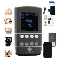 4 Kanal TENS EMS Akku Kombigerät STIM-PRO X9B Schmerztherapie Massage Reizstrom