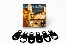 Metall Steckblende Petzval 55, 85, 58mm Objektiv Aperture Plates • HEART Set