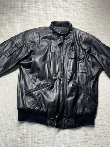 Vintage 1980 leather biker - 1980’s,