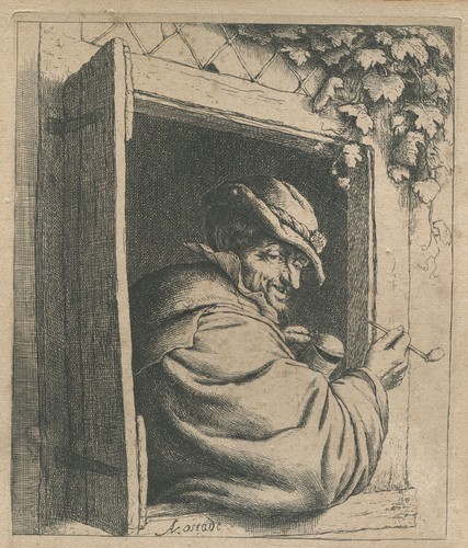 1650 etching adriaen van - 1650, by