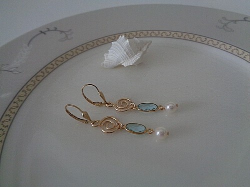 Gold ohrringe 14k filled - ohrringe,