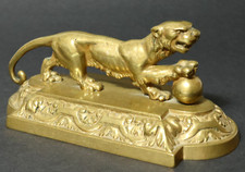 Alte Art Deco Bronzefigur 