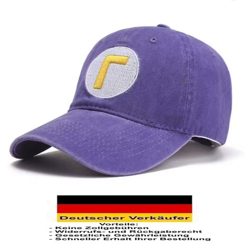 Super mario mütze waluigi - super,