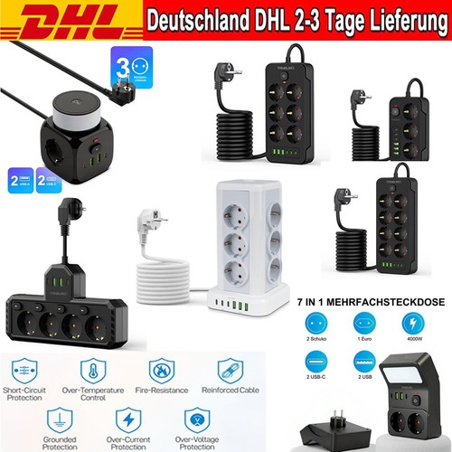 Steckdosenleiste tower 12 - steckdosenleiste,