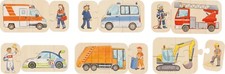 Puzzle fahrzeuge berufe - puzzle, 24