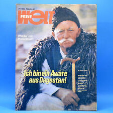 Freie Welt 21 1982 DDR Six Days Tagebau Jänschwalde Dagestan Bulgarien Kunst