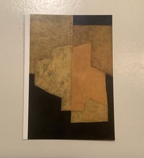 Postkarte gelb und - postkarte,, schwarz