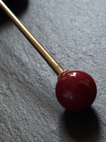 Eleganter haarstab goldfarben - haarstab,