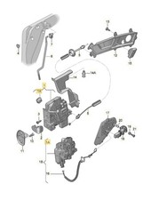 Türschloss links vorne Audi