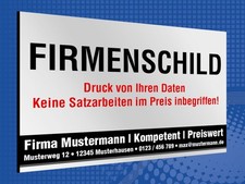 Firmenschild Werbeschild Foto