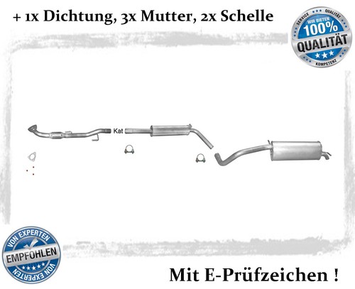 Auspuffanlage für seat ibiza - für,