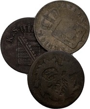 Sachsen Bayern Kreuzer Pfennig