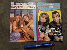MARY-KATE OLSEN & ASHLEY OLSEN Twins Great Clippings Articles Small Sticker D705