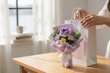 Häkelblumen Strauß Lila 💜