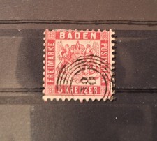 Baden 1862 Freimarken Wappen 3