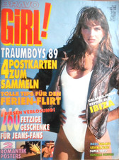 BRAVO GIRL 15 - 5.7. 1989 Boys-Postkarten Ibiza Mode Jason OTTO Swayze Madonna