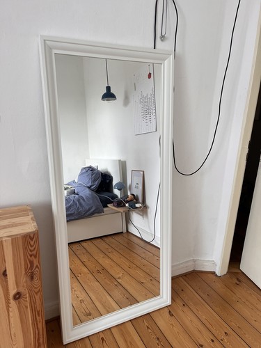 Großer weißer ikea spiegel - weißer,