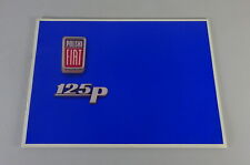 Prospekt / Broschüre Polski Fiat 125p 1300 / 1500 Stand 1969