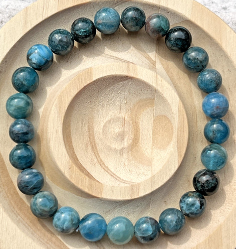 Schönes blauer apatit armband - schönes,