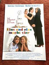 Eins und eins macht vier Kinoplakat Poster A1 Mary Kate Olsen, Alley, Guttenberg