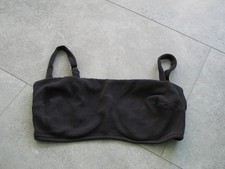 SEAFOLLY Bikinioberteil Top Bralette schwarz  strukturiert Gr. 42 NEU