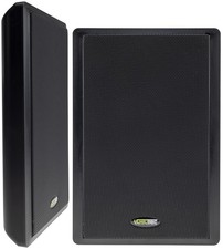 40W Flat Panel Lautsprecher 2-Wege 86dB 1 Paar schwarz Surround Wand Boxen Slim