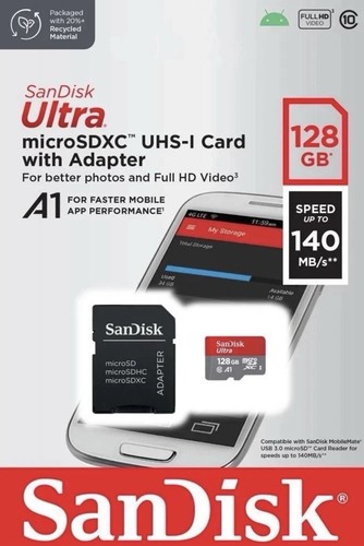 Sandisk ultra microsdxc 128gb - sandisk,