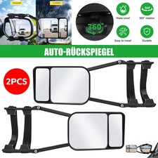 2x Caravanspiegel Verlängerungsspiegel Wohnwagenspiegel Aufsetzspiegel Universal