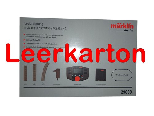 Leerkarton märklin 29000 nur - leerkarton,