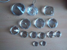 Deko Acryl/Glas Diamanten Konvolut 14 teilig