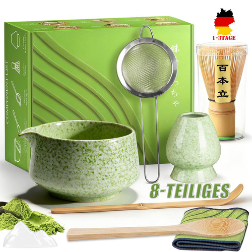 Matcha tee set teiliges - matcha, 8/-teiliges