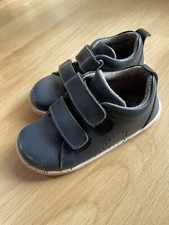 Bobux Barfuss Sneaker Grasscourt mit Klett, Größe 24, Blau, Lauflerner